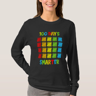 Camiseta 100 Days Smarter Teachers Kids Child 100th Day Of