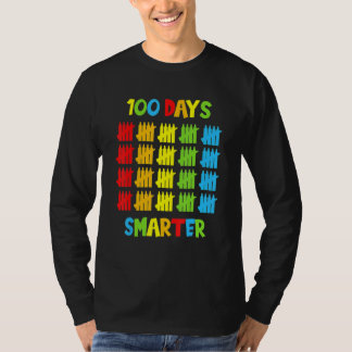 Camiseta 100 Days Smarter Teachers Kids Child 100th Day Of