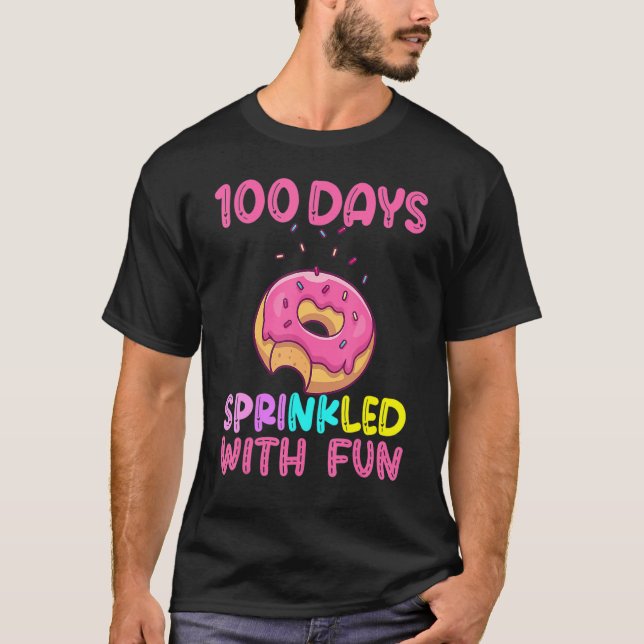Camiseta 100 Days Sprinkled With Fun 100 Days Of School coo (Frente)