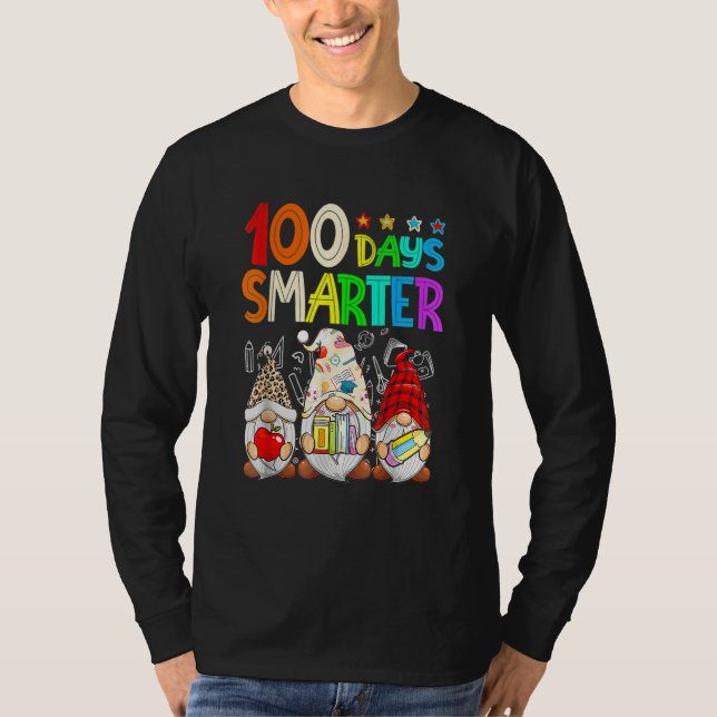 Camiseta 100 Days Y'all Gnomes Happy 100th Day Of School Sm (Frente)