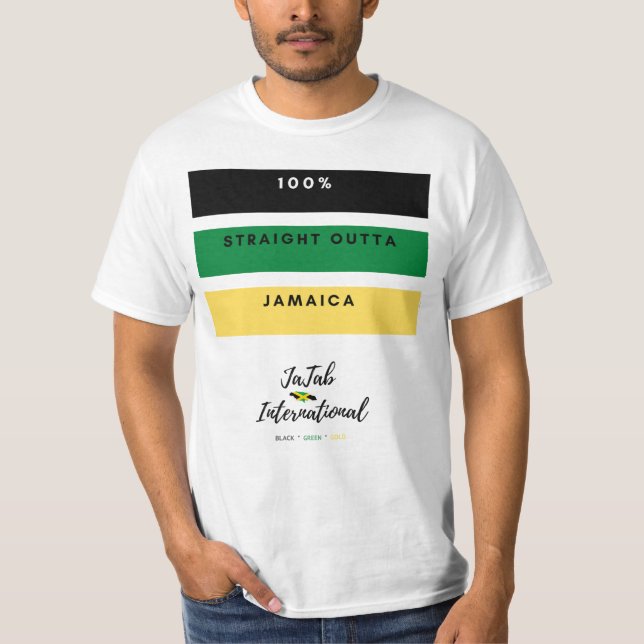 Camiseta 100% de Hetero fora da Jamaica T-Shirt (Frente)