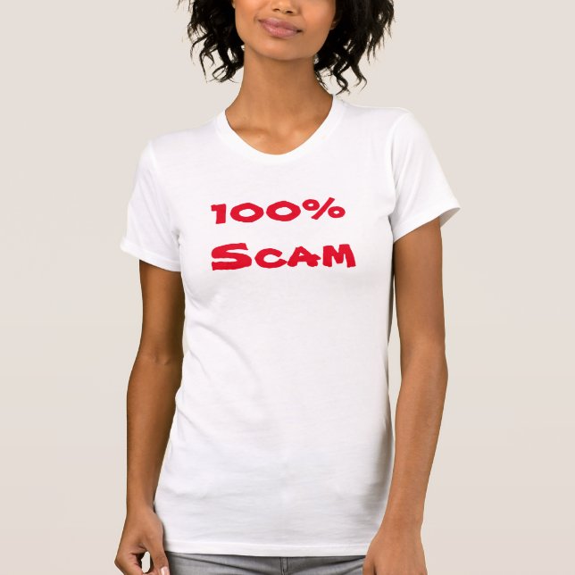 Camiseta 100% de Scam (Frente)