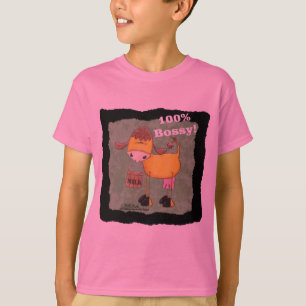 Camiseta 100% de vaca bóssita