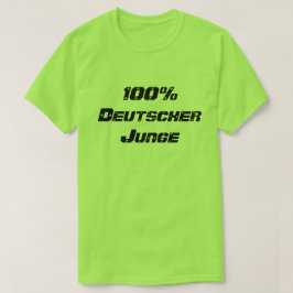 Camiseta 100% Deutscher Junge 100percen garoto alemão