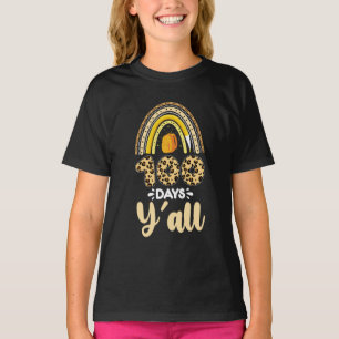 Camiseta 100 Dias 100º Dia De Aula Do Leopardo