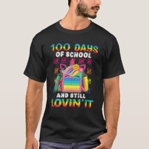 Camiseta 100 Dias Ainda Adorando O Arco-Íris Unicórnio 100
