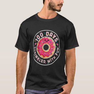 Camiseta 100 Dias Bonitos Espelhados Com Rosquinha Divertid