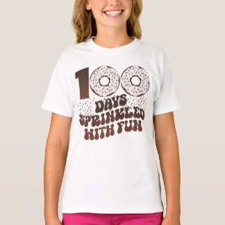 Camiseta 100 dias borrifados com 100 dias de escola diverti