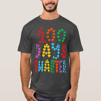 Camiseta 100 dias Corações Mais Inteligentes100º Dia da Esc