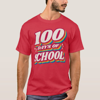 Camiseta 100 DIAS DA ESCOLA 100 Dias Bonito Professor Legal