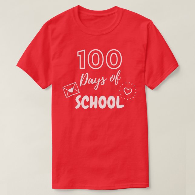 Camiseta 100 dias da escola 8 1 (Frente do Design)