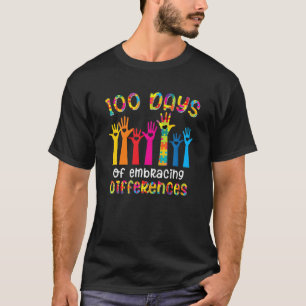 Camiseta 100 Dias De Adoção De Diferenças Autismo Consci