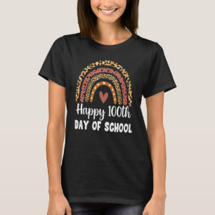 Camiseta 100 Dias de Amar Escola Corações de Leopardo Profe