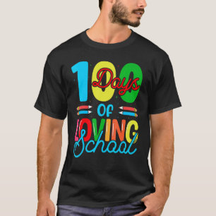 Camiseta 100 Dias De Amar Lápis Coloridos Professor