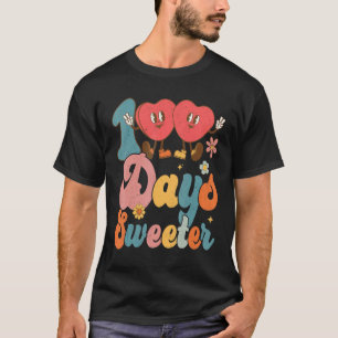 Camiseta 100 Dias De Amor Mais Doce e Grovy 100 Dias De Esc