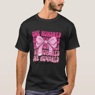 Camiseta 100 dias de Arco Coquette de 100 dias de meninas e