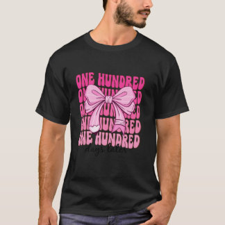 Camiseta 100 dias de Arco Coquette de 100 dias de meninas e