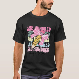 Camiseta 100 dias de Arco Coquette de 100 dias de meninas e