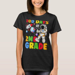 Camiseta 100 Dias De Astronauta segundo 100 Dias Mais Intel