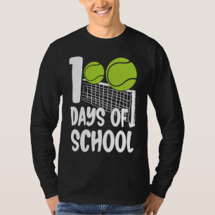 Camiseta 100 Dias De Bolas De Tênis 100 Dias Para Rapazes