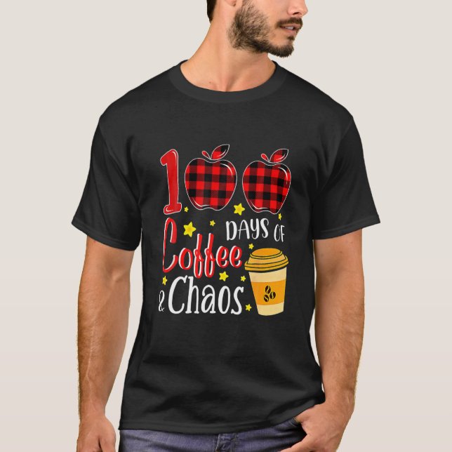 Camiseta 100 Dias De Café (Frente)