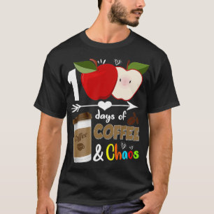 Camiseta 100 Dias De Café E Caos 100 Dias De Ensino Escola