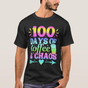 Camiseta 100 Dias De Café E Caos 100 Dias De Escola