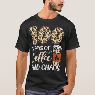 Camiseta 100 Dias De Café E Caos 100 Dias De Escola L