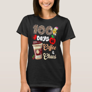 Camiseta 100 Dias De Café E Caos Feliz 100º Dia Escola