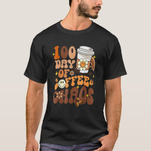 Camiseta 100 Dias De Café E Caos Feliz 100º Dia Escola