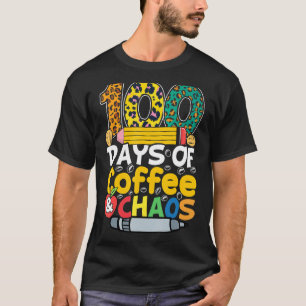 Camiseta 100 Dias De Café E Caos Felizes 100 Dias De Café