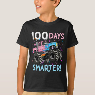 Camiseta 100 Dias De Caminhão Monstro Mais Inteligente 100º