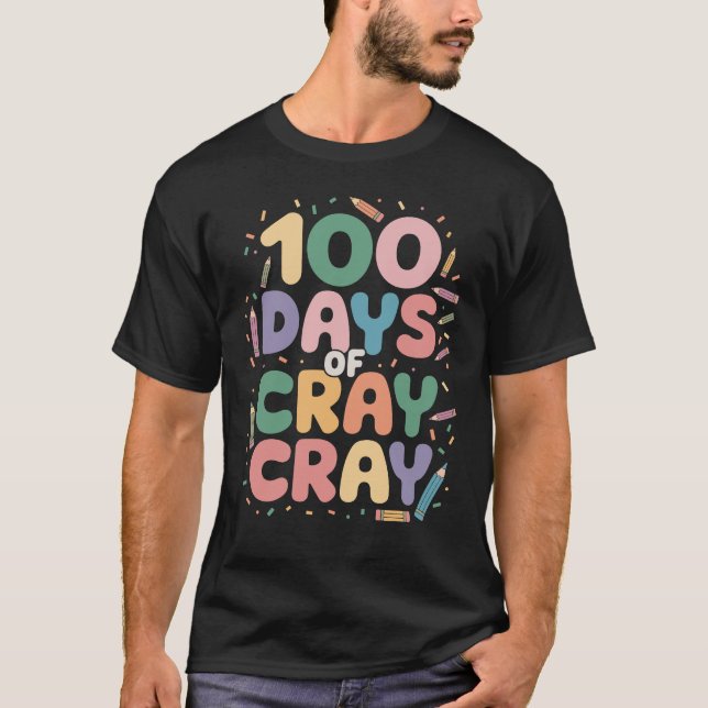Camiseta 100 Dias De Carruagem Celebram 100 Dias De Escola (Frente)