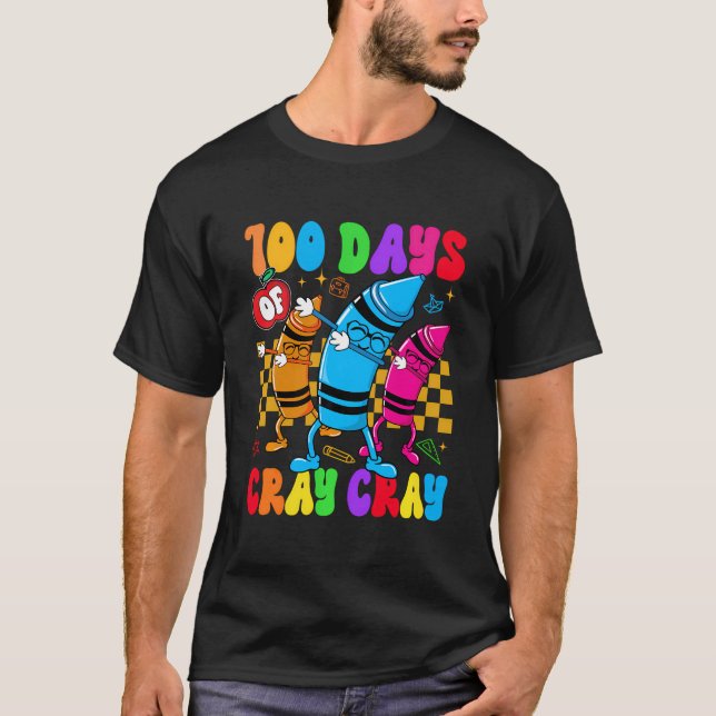 Camiseta 100 Dias De Carruagem De Professores Meninas (Frente)