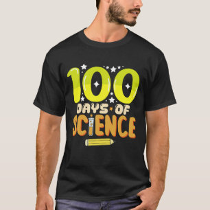 Camiseta 100 Dias de Ciência 100º Dia de Aula Professor