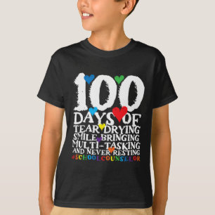 Camiseta 100 Dias De Conselheiro Escolar De Ensino Justo