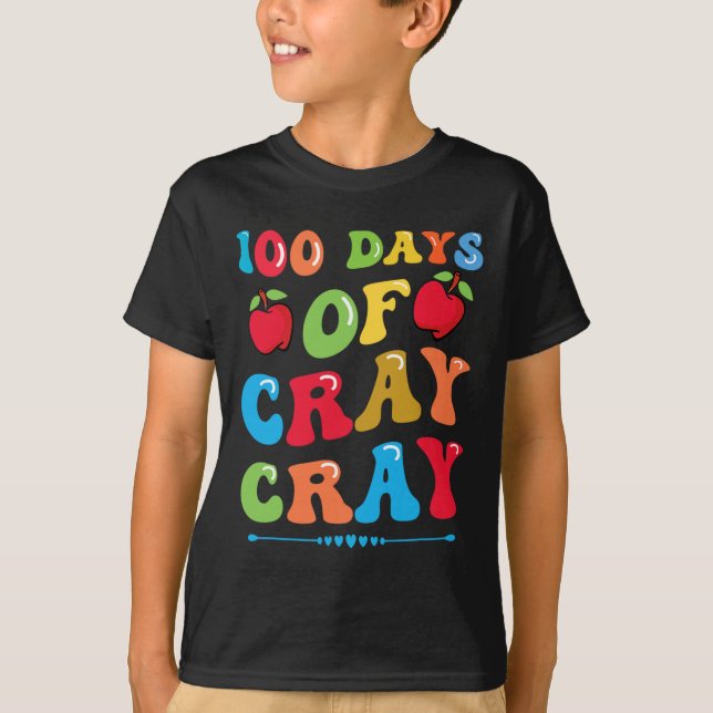 Camiseta 100 Dias De Cray - Maçãs E Livros (Frente)