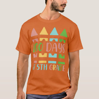 Camiseta 100 Dias De Crianças Do 5 Grau Feliz 00 Dias De