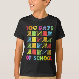 Camiseta 100 Dias de Crianças Escolares 100º Dia do Costu E