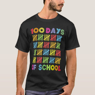 Camiseta 100 Dias de Crianças Escolares 100º Dia do Costu E