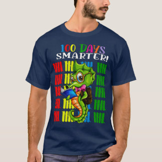 Camiseta 100 dias de Design de cavalos de aulas mais inteli