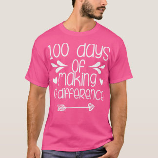 Camiseta 100 dias de diferença de fazer2