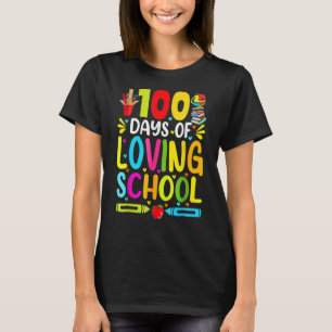Camiseta 100 Dias De Encantadora Gota Escolar 100º Dia Da E