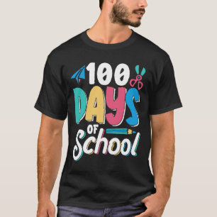 Camiseta 100 Dias De Ensino Cute Cl Kids