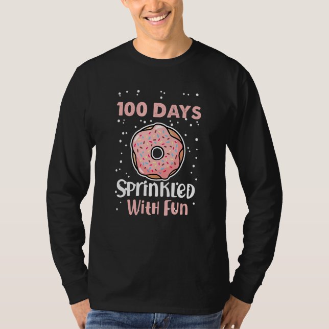 Camiseta 100 Dias De Ensino Engraçado Citação Professora Cr (Frente)