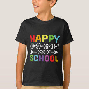 Camiseta 100 Dias De Equação De Professores De Matemática N