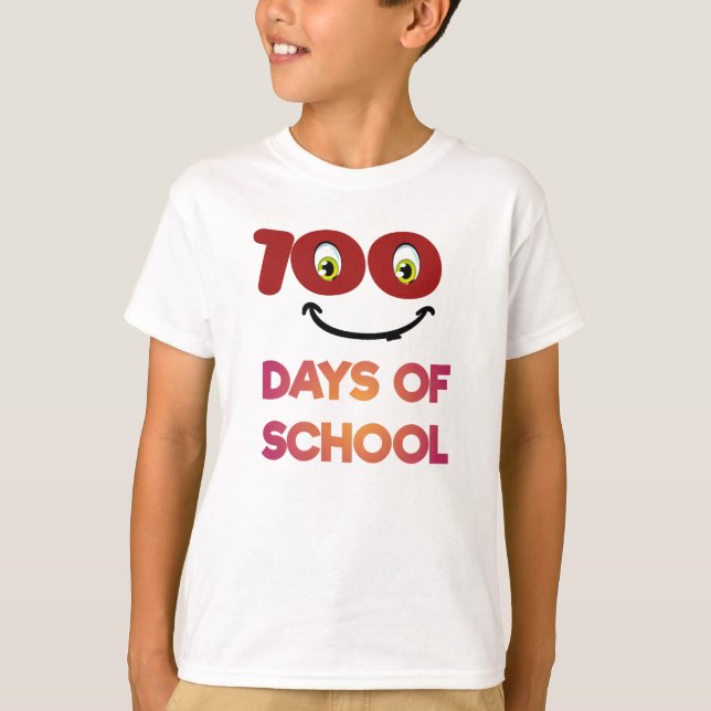 Camiseta 100 Dias de escola  (Frente)