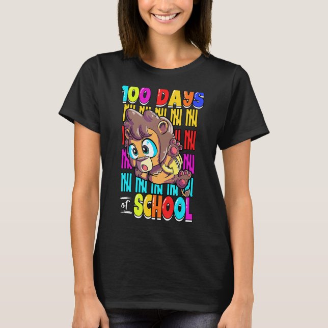 Camiseta 100 Dias De Escola (Frente)
