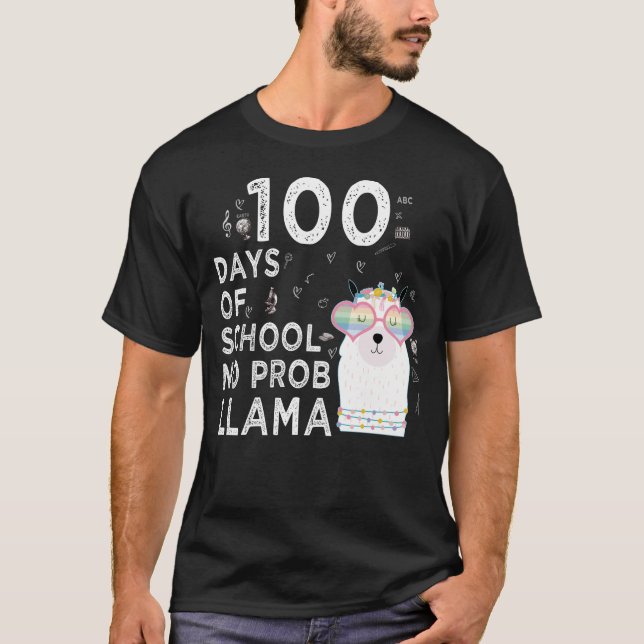 Camiseta 100 dias de escola (Frente)
