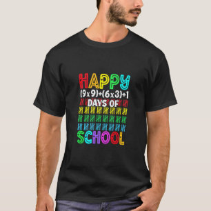 Camiseta 100 dias de escola, 100º dia de escola